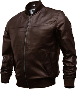 Latest Design 2025 <b>Men</b> Leather <b>Jacket</b> With Collar Wholesale Low Price Best Quality Manufacture Unique Color <b>Jacket</b> for Man - Product Image 5