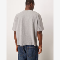 Meilleures ventes : T-shirts graphiques surdimensionnés 100 % coton pour hommes, qualité export, motif tricoté personnalisable, respirants, OEM/ODM