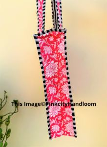 Bolso de mano de algodón acolchado vintage de alta calidad con bolsillo con cremallera y botón Color personalizado y logotipo listo para viajar para todas las estaciones - Product Image 3