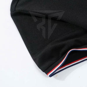 Nouvelle Arrivée T-shirts Homme Col Roulé Manches Courtes 100% Coton Respirant Séchage Rapide Motif Uni Grande Taille Design Unique - Product Image 4