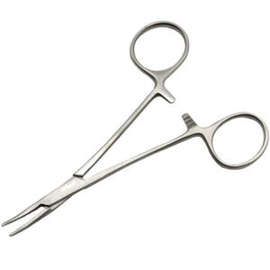 Pinzas Curvas Profesionales para Arterias, Juego de Instrumentos Quirúrgicos de Acero Inoxidable, Logotipo Personalizado, Duraderas, Uso Médico Manual - Product Image 1