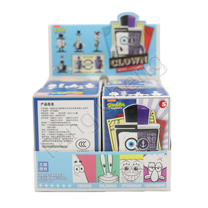 <span class=keywords><strong>Bob</strong></span> <span class=keywords><strong>Esponja</strong></span> Gótico, Personaje de Dibujos Animados, Producto de PVC, Serie Momentos de Viaje, Sorpresas Misteriosas, Máquinas Gashapon de 10 cm - Product Image 6