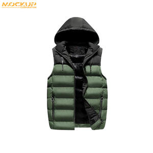 Gilet d'hiver en coton rembourré pour hommes Gilet sans manches Gilet sans manches Prix de gros bon marché - Product Image 6