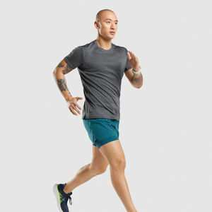 Men's XL Size Gym <b>Shorts</b> 100% Cotton Breathable Mesh Custom Logo Solid Pattern <b>Decoration</b> Mid High Street Style for Casual Run - Product Image 5