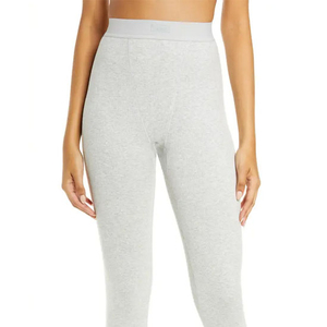 Spandex/Polyester Knitted High Waist Gym Workout <b>Leggings</b> Plus Size <b>Women</b> Casual Fitness Wear Elastic Waist Solid <b>Pattern</b> High - Product Image 6