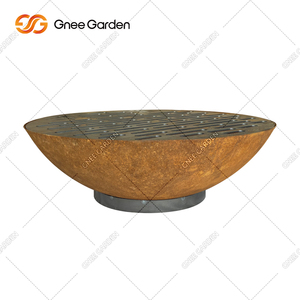 Metal Corten Acero Jardín Calefacción al aire libre Pozo de fuego redondo Personalizado Acero Corten de alta calidad para pozos de fuego de patio trasero - Product Image 6