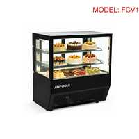 Jinfugui Porte en verre commerciale Double température Affichage des boissons Refroidisseur 450L vertical Boisson Réfrigérateur