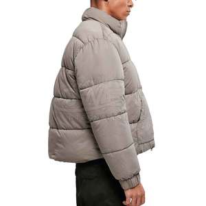 Servicio OEM diseño propio logotipo hombres Boxy Fit burbuja chaqueta de invierno de alta calidad de moda desgaste Boxy Fit burbuja chaqueta de invierno para los hombres - Product Image 2