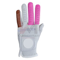 Fabricant OEM Gants de golf en cuir nano avec friction et impression de logo personnalisé Gants de golf de performance respirants pour hommes et femmes de qualité supérieure