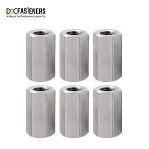 DIN 6334 M16ยาว HEX coupling NUTS, SS, อะลูมิเนียม ASTM ได้รับการรับรอง - Product Image 5