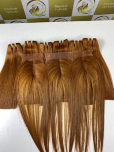 100% cabello humano vietnamita crudo Super calidad Bonestraight trama suelta onda natural profunda Super doble dibujado todos los colores ¡Precio de venta! - Product Image 5