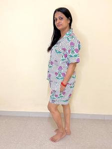 Vêtements de nuit pour femmes Pyjamas de nuit en coton pour femmes Ensemble de luxe au prix de gros - Product Image 4