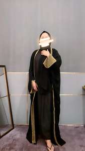 Abaya Eliza Breathable and Seamless Polyester Ethnic <b>Kaftan</b> Dress for Adults One Size Fits All for Prayer Use - Product Image 4