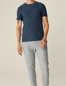 2025 Offre Spéciale unisexe blanc bleu à manches longues goutte épaule T-shirt respirant coton T-shirt personnalisé - Product Image 3