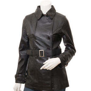 New Arrival <b>Women's</b> Customize Size Leather <b>Jacket</b> Fashionable Sheep Skin New Design Breathable Low Price Leather <b>Jackets</b> - Product Image 3