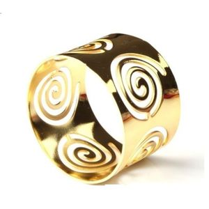 <b>Mirror</b> Polished Metal Napkin Rings Silver Plated Perfect for Elegant <b>Tabletop</b> Decoration and Stylish Home Dining - Product Image 3