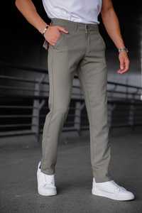 <b>Men's</b> Regular Fit Plus Size Brown Straight <b>Casual</b> Office <b>Trousers</b> Comfortable Midweight Cotton Mid Hip Hop Waterproof Business - Product Image 2