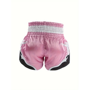 Shorts de boxe Muay Thai de haute qualité, logo personnalisé, impression par sublimation personnalisée, durables, séchage rapide, 100% polyester/nylon satiné MMA - Product Image 3