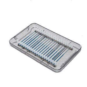 Plateau de stérilisation d'instruments dentaires de haut niveau avec support en différentes tailles pour instruments chirurgicaux de base - Product Image 1