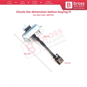 BDP1714-1 2 Pièces Charnière de porte arrière avec limiteur de freinage pour Ecosport MK2 2017-2022 Facelift 2092185 - Product Image 5
