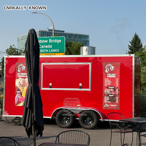 Camión de Comida Personalizado de Grado Comercial para Pretzels y Nachos, Remolque de Pizza con Certificación DOT VIN CE - Product Image 3
