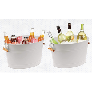 Amazing Design Ice <b>Bucket</b> With Handle Iron Galvanized Tabletop Bar Ware and Party Wine Cooler <b>Champagne</b> Ice <b>Bucket</b> - Product Image 4