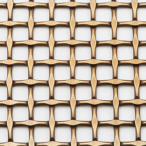 Vintage đồng trang trí dây lưới trong thép không gỉ cho sảnh khách sạn cửa tủ đồng bằng dệt uốn dịch vụ chế biến - Product Image 1