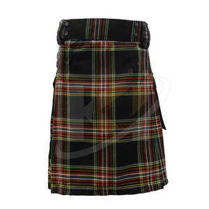 Nouveau Style sur mesure hommes tartan kilts couleur unie hommes Tartan Kilts à vendre fabriqué au Pakistan hommes Tartan Kilts - Product Image 1