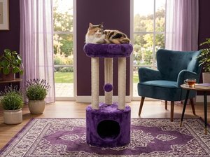 Torre para Gatos Atlanta Royal Purple con Comodidad Majestuosa - Product Image 5