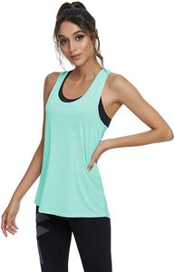 Chaleco para correr transpirable con espalda abierta para mujer, camisetas sin mangas de Fitness de Color sólido para verano, deportes al aire libre, ropa deportiva ajustada - Product Image 3