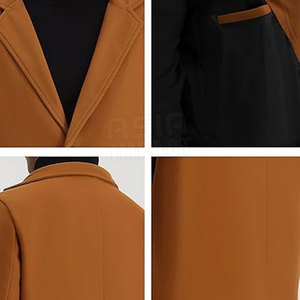 เสื้อเทรนช์โค้ทตัวยาวสำหรับผู้ชายเสื้อเทรนช์โค้ทสำหรับผู้ชายดีไซน์ใหม่มีสินค้าในสต็อก - Product Image 3