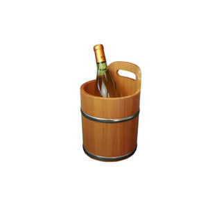 Venta al por mayor enfriador de vino de madera Cubo de hielo Barware conjunto enfriador de vino cubo 1L para tamaño personalizado gran oferta Muestra disponible - Product Image 1