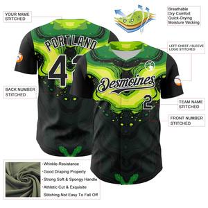 100% Polyester chemise de Baseball personnalisée sublimée en gros maillots de Baseball Softball vierges fabriqués au Pakistan - Product Image 3