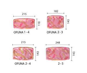 Barquettes rectangulaires jetables en plastique rouge Folin-Sinhirose OFUNA 2-4, Vietnam, emballage alimentaire en polystyrène traité sous blister, sushi - Product Image 5