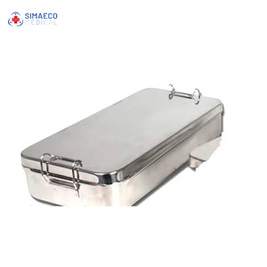 Boîte à instruments en acier inoxydable SIMAECO-la base des instruments chirurgicaux Manuel Classe I Garantie 1 an Modèle SM-101 - Product Image 1