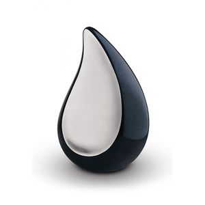 Urnes de crémation en forme de coeur en forme de larme avec des urnes humaines de conception de finition peinte et un design en métal en laiton de haute qualité - Product Image 1