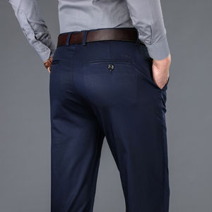 Pantalones informales de diseño personalizado de gran tamaño duraderos al por mayor 2024, pantalones para correr informales de verano, pantalones medianos rectos de negocios - Product Image 6