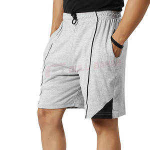 กางเกงขาสั้นสำหรับผู้ชายกางเกงขาสั้นปักลายสำหรับฤดูร้อนแห้งเร็วแบบลำลองธรรมดาเอวกลางแบบนอนวูฟเวนสีทึบมีตำแหน่งที่ดีที่สุด - Product Image 1