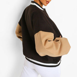 Vestes d'université pour femmes vestes universitaires Letterman de baseball personnalisées vestes d'université prix de gros vêtements longs et courts - Product Image 5