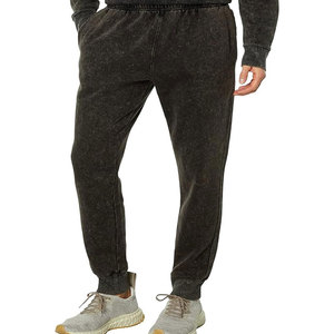 Pantalon de jogging en tissu durable délavé à l'acide, style streetwear moderne, coupe confortable, vêtement décontracté pour la détente - Product Image 1