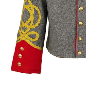 Veste en laine grise de l'infanterie des États du Sud, reproduction de la veste de la Confédération - Product Image 5