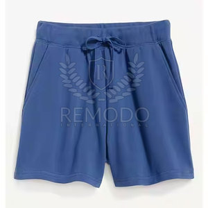 Pantalones cortos de mujer con lavado ácido y estiramiento suave Pantalones cortos de mujer de estilo veraniego de cintura alta de buena calidad - Product Image 6