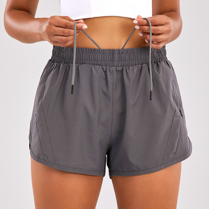 Hot New Lulu Yoga <b>Shorts</b> Outdoor Leisure Running Breathable Loose Anti-walking Sports <b>Shorts</b> Women Healthy Hot Pants - Product Image 6