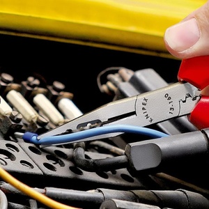 KNIPEX Polished 0.5-0.75/1.5/2.5mm <b>Wire</b> Crimper 160mm Length with Plastic Coating Wiring Pliers - Product Image 5
