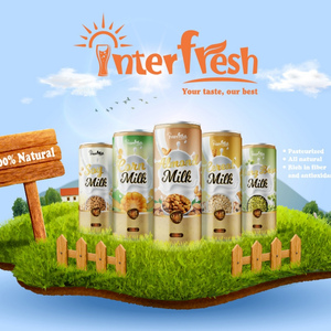 Bebida de Leche de Maíz Afrutada Baja en Carbohidratos, Certificada HALAL, Lista para Venta al por Mayor, Natural, de Alta Calidad, Fabricada en Vietnam, Bebida Enlatada de 320 ml - Product Image 5
