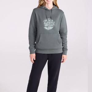 Sweat-shirts à manches longues pour femmes Street Wear pour adultes Service OEM Impression de logo personnalisé Coupe régulière Sweat-shirts pour femmes - Product Image 3