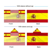 Drapeau de supporter arc-en-ciel en polyester 100D de haute qualité avec logo personnalisé, pour Israël, Jamaïque, Émirats arabes unis, Suisse et tous les pays