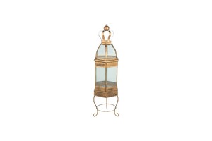 Modern Stainless Steel Lantern High Quality Glass Candle Holder New Design Hanging Stand Home Wedding Table Christmas - Product Image 5