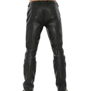 กางเกงหนังผู้ชายน้ำหนักเบาซักได้คุณภาพระดับพรีเมียม - Product Image 2