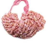 Pierre d'opale rose naturelle non coupée perles de pépite brins ficelle 5mm pierres précieuses en vrac forme libre perles lot pour la fabrication de bijoux en vrac